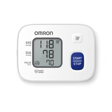 OMRON RS2 Compact Wrist Blood Pressure Monitor for Easy Home Readings