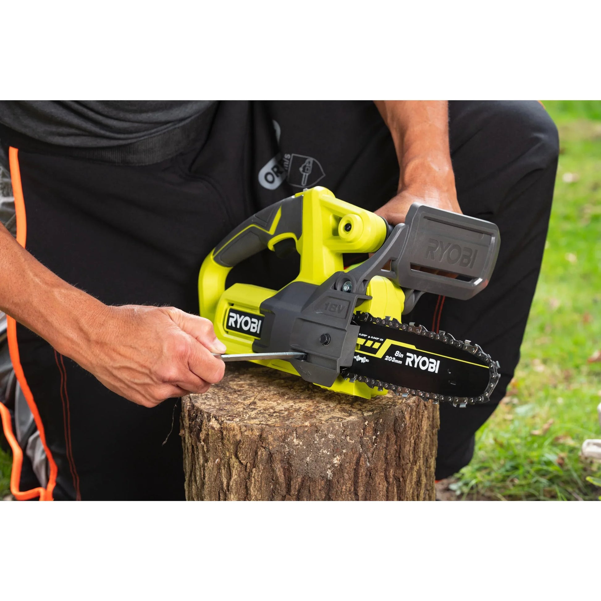 Ryobi 18V ONE+ Compact 20cm Cordless Chainsaw for Pruning - Gomix Brands Outlet