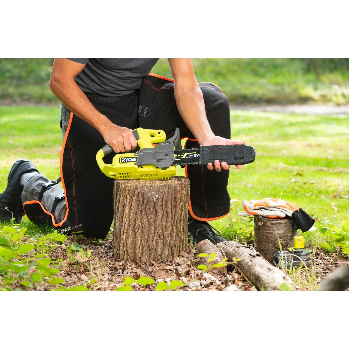 Ryobi 18V ONE+ Compact 20cm Cordless Chainsaw for Pruning - Gomix Brands Outlet
