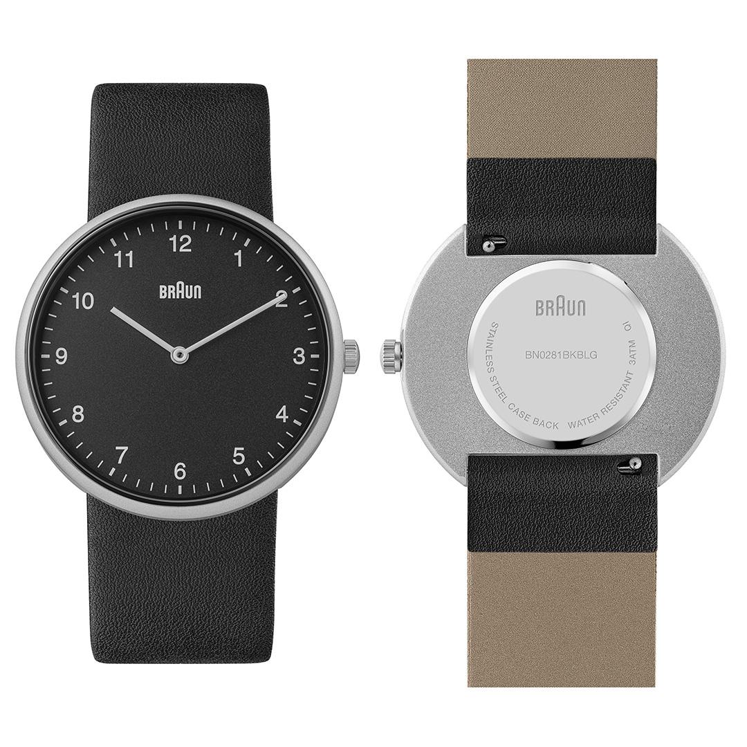 Braun Replacement Strap for Braun Leather Watch Strap BN0231BKBKGAL (Accessory Only)