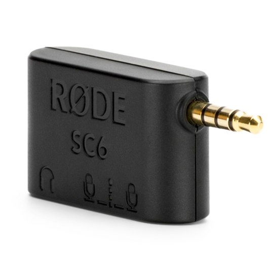 SC6 Dual TRRS Adaptor for Smartphones