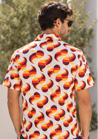 EURO2024 Men's  Button-Down Shirt