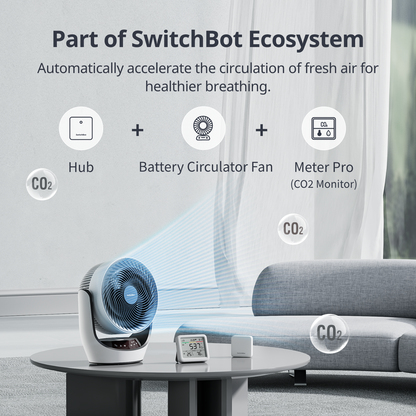 SwitchBot Meter Pro 5-in-1 CO2 Air Quality Monitor