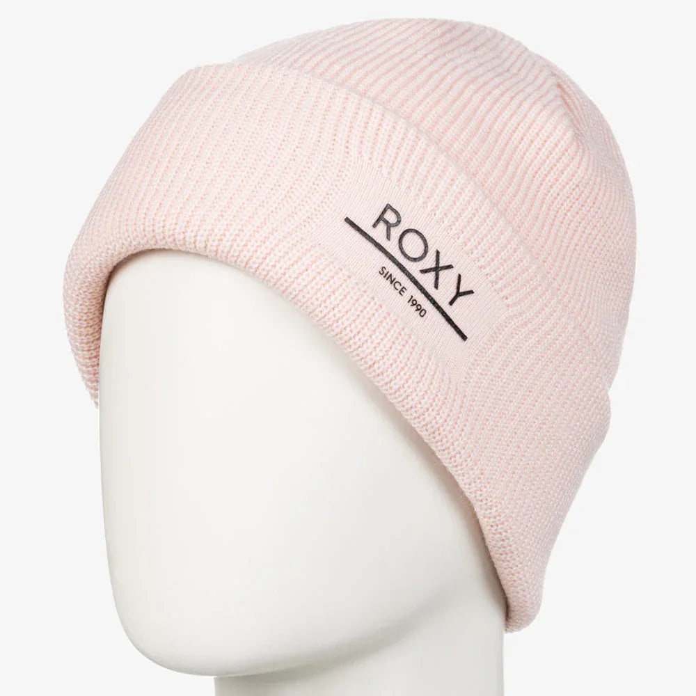 Roxy Folker Pink Beanie Double‑Layer Acrylic Winter Hat - Gomix Brands Outlet