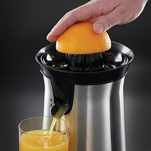 Russell Hobbs Compact 60W Electric Citrus Juicer with Dual Cones