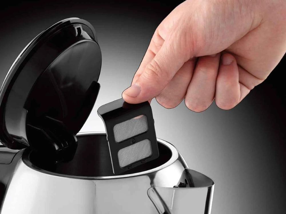 Russell Hobbs Victory Compact 1-Liter Electric Kettle, Stainless Steel, Rapid Boil