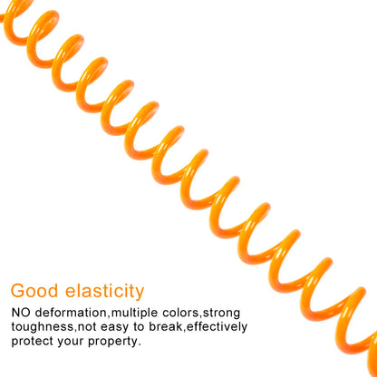 150CM Anti-Theft Motorcycle Brake Disc Lock Cable with Alarm