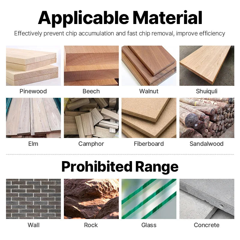 LIDIAO 4-Flute Adjustable Depth Countersink Drill Bit for Wood