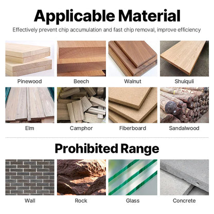 LIDIAO 4-Flute Adjustable Depth Countersink Drill Bit for Wood