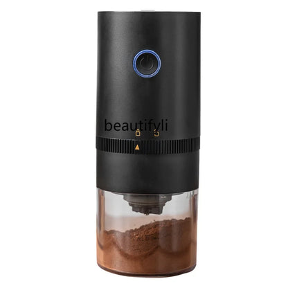 Portable USB‑Rechargeable Electric Coffee Bean Grinder – Compact & Powerful
