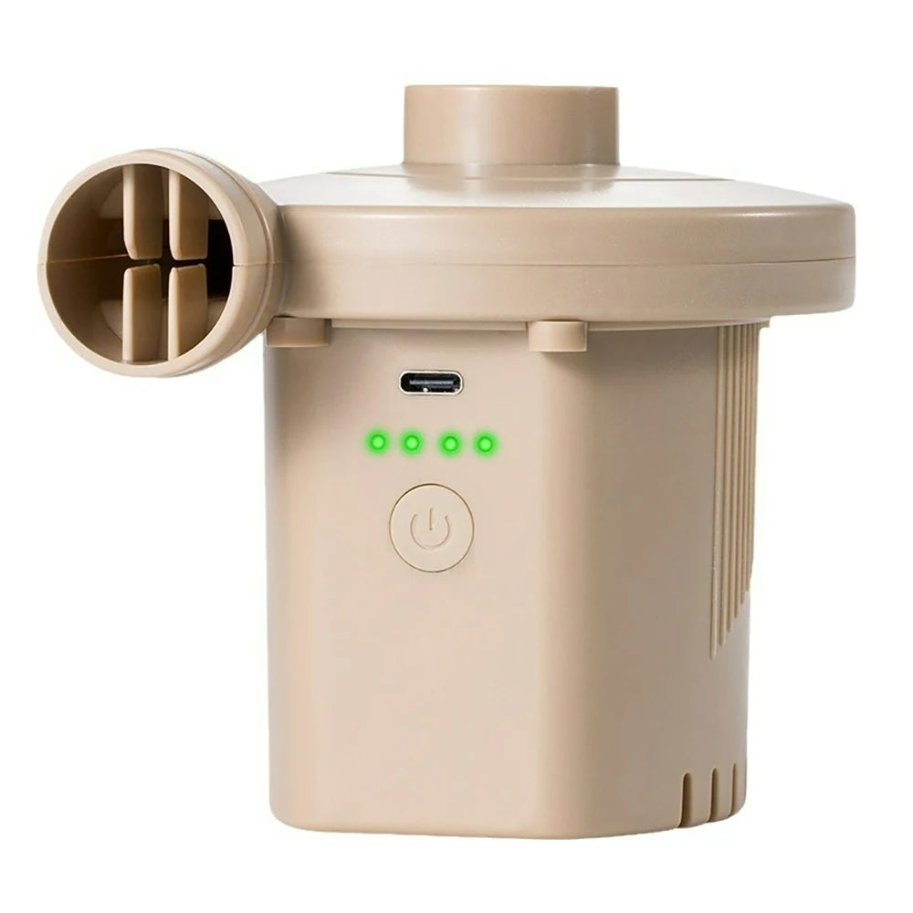 Cordless Portable Electric Air Pump 400L/min 5000Pa Rechargeable Mini Inflator