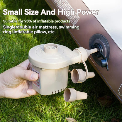Cordless Portable Electric Air Pump 400L/min 5000Pa Rechargeable Mini Inflator