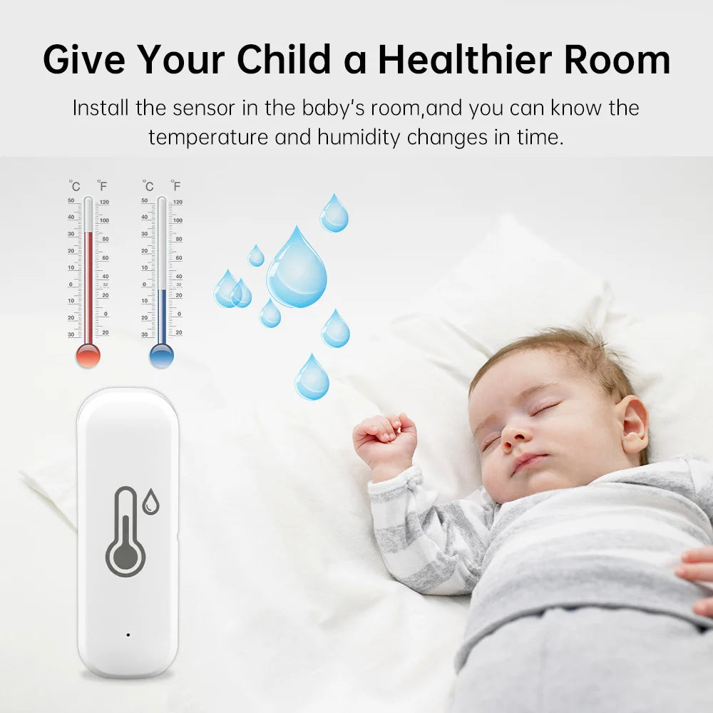 Tuya Temperature and Humidity Sensor for Alexa & Google Home