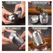 Stainless Steel Tea Infuser Tea Leaf Spice Spice Ball Strainer Fine Tea Pot Mesh Coffee Filter Kitchen Accessories