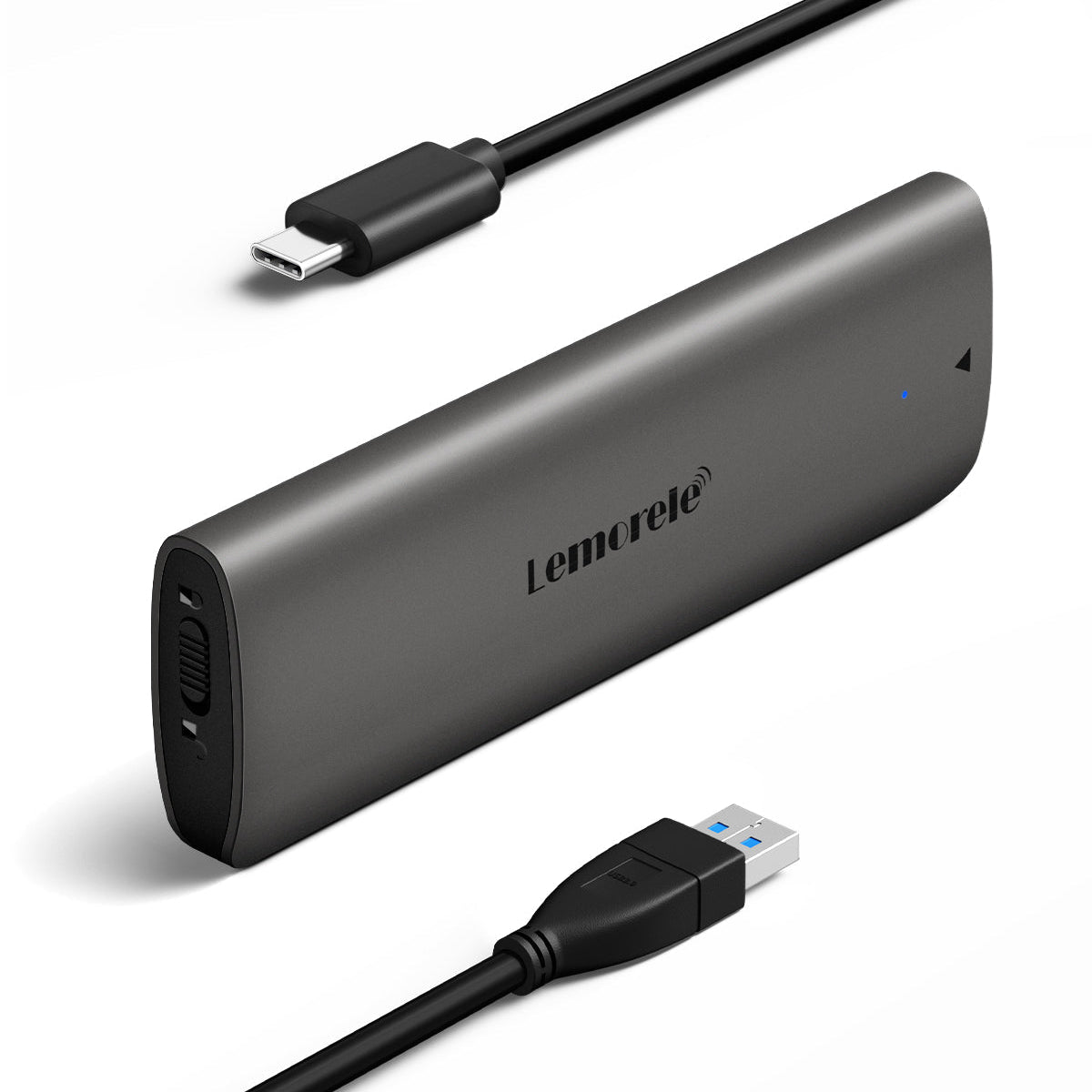 Lemorele SD1L M.2 NVMe SSD Enclosure Grey