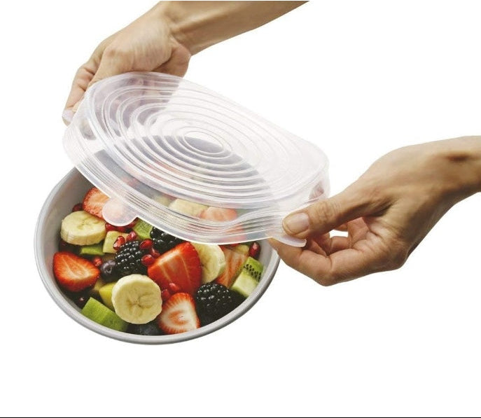 Livarno Home Silicone Stretch Lids 4-Pack