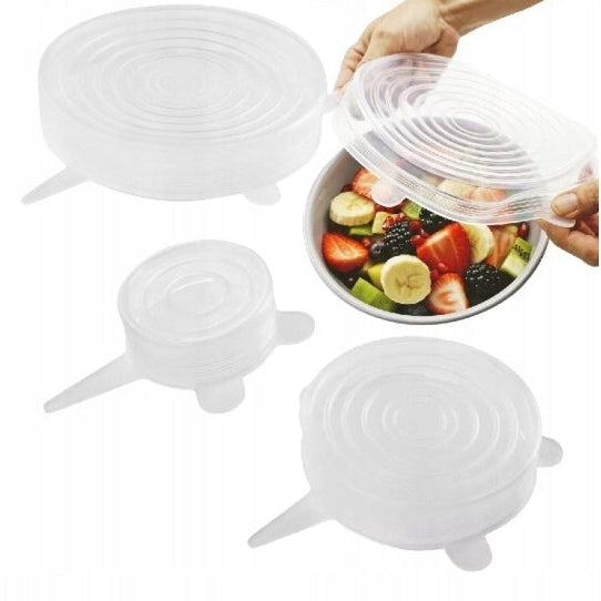 Livarno Home Silicone Stretch Lids 4-Pack