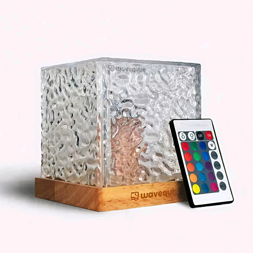 Immersive Ocean Wave Projector LED Night Light, Remote Control Ambiance Lamp