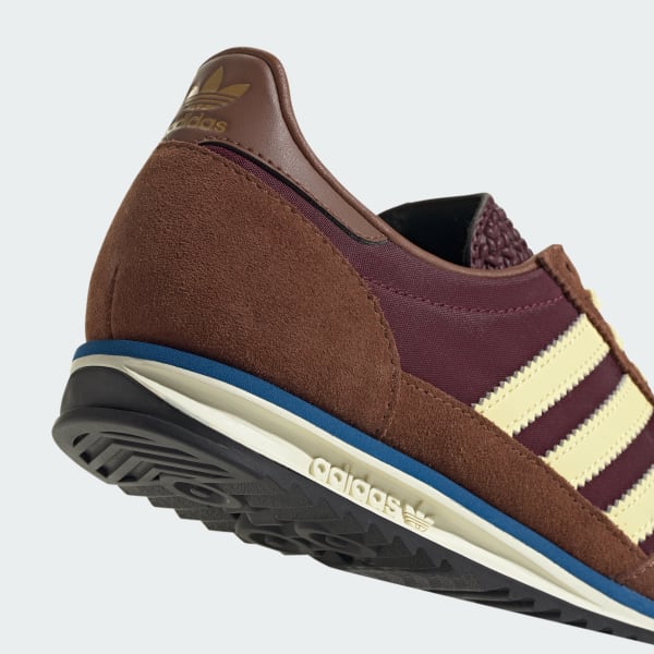 Adidas SL72 OG Burgundy Retro Running Sneakers for Men