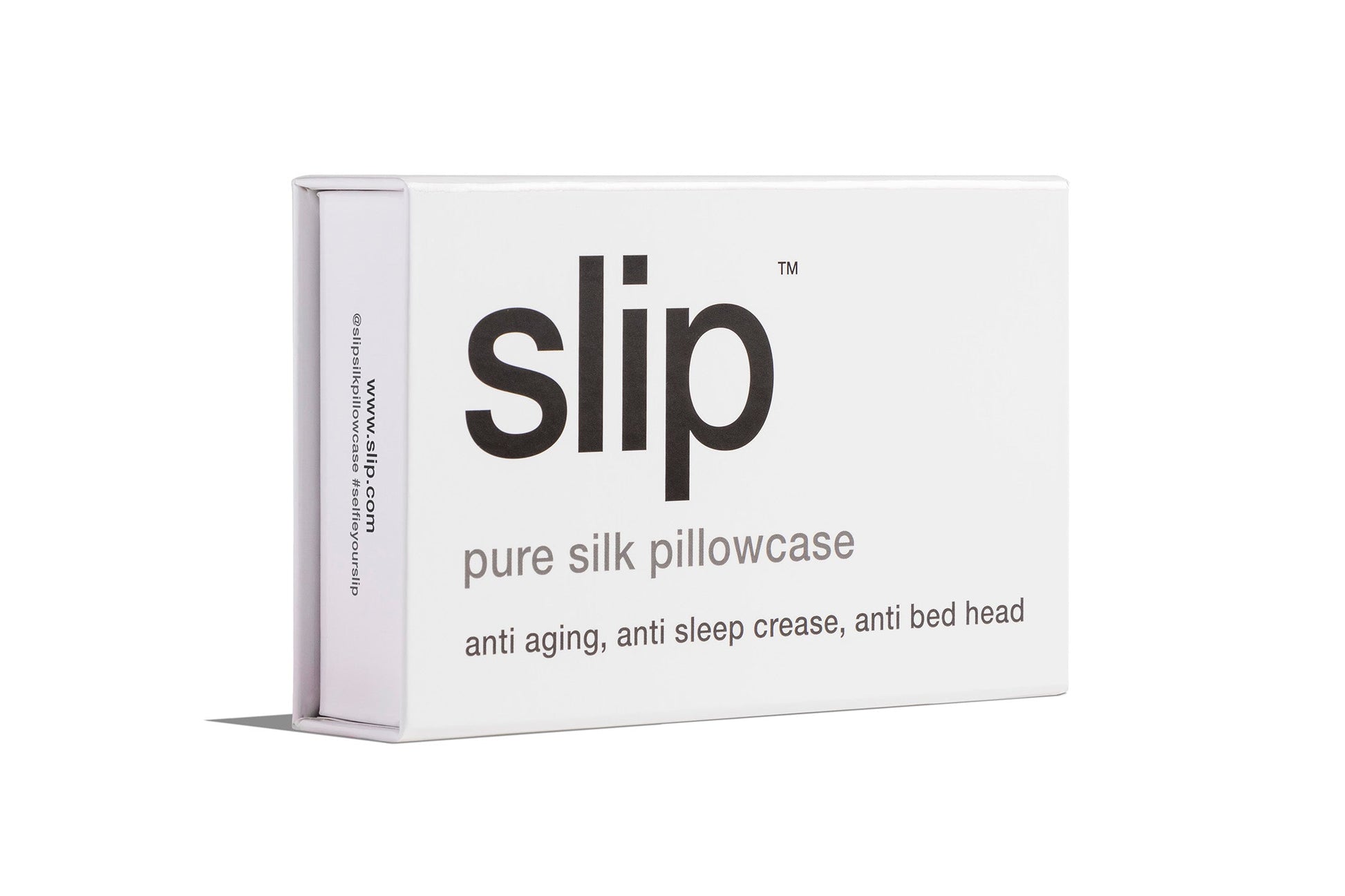 Luxury White Queen Zippered Silk Pillowcase – Anti-Aging Sleep Care
