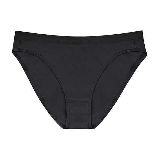 Sloggi GO Vivid High‑Leg Everyday Panty – Black Organic Blend