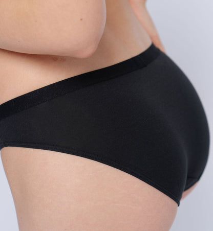 Sloggi GO Vivid High‑Leg Everyday Panty – Black Organic Blend