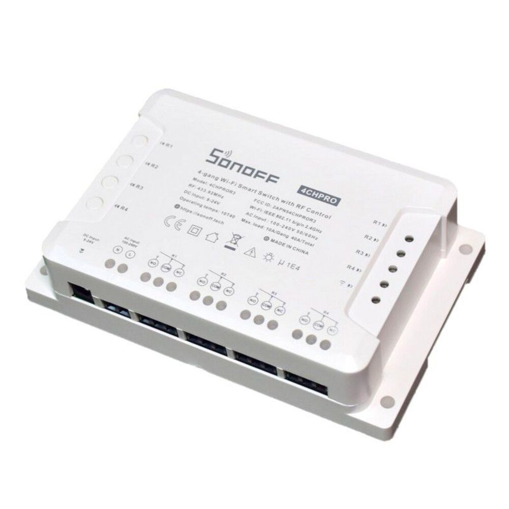 SONOFF 4CH Pro R3 4‑Gang WiFi Smart Switch with RF
