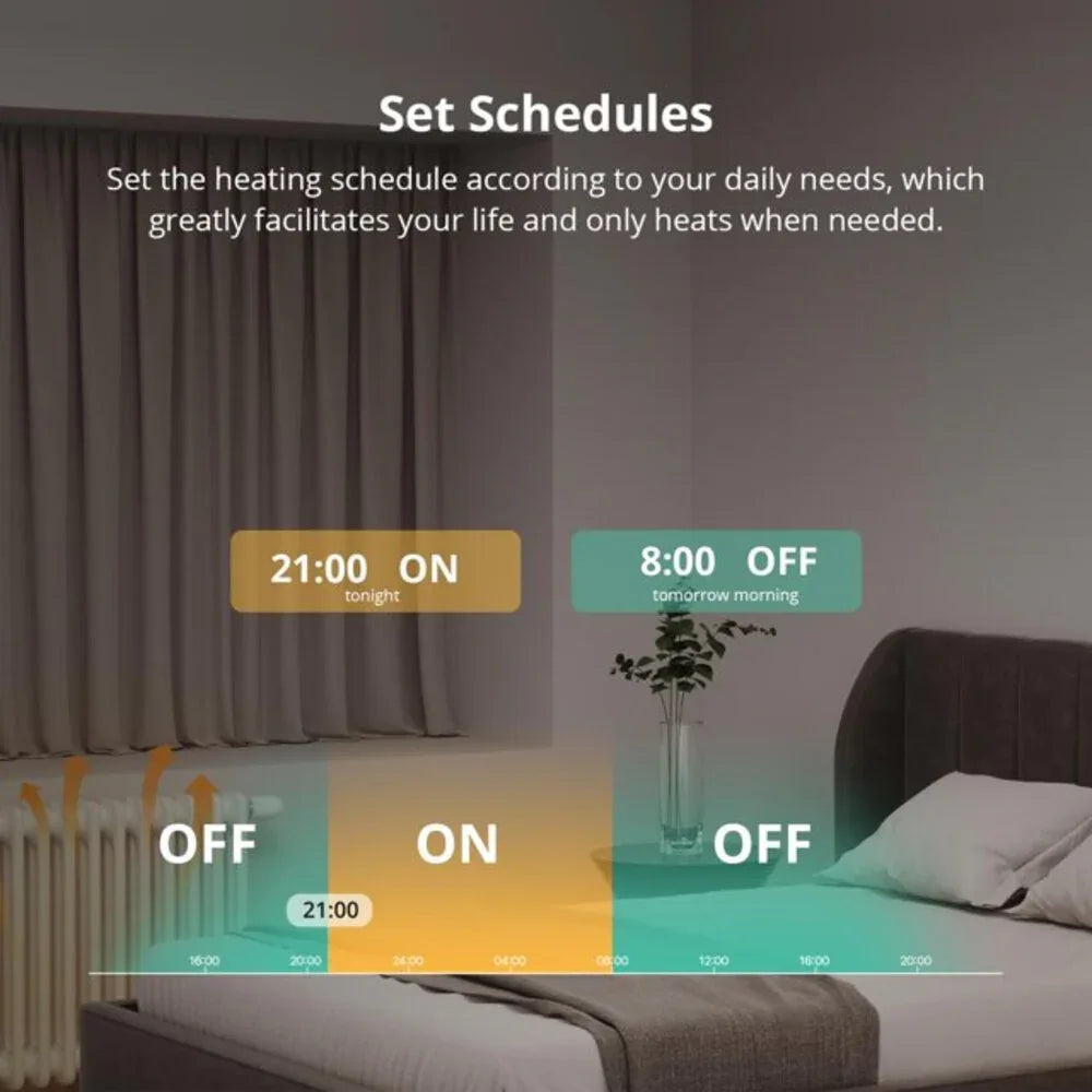 SONOFF Zigbee Smart Thermostatic Radiator Valve TRVZB for Energy Saving - Gomix Brands Outlet