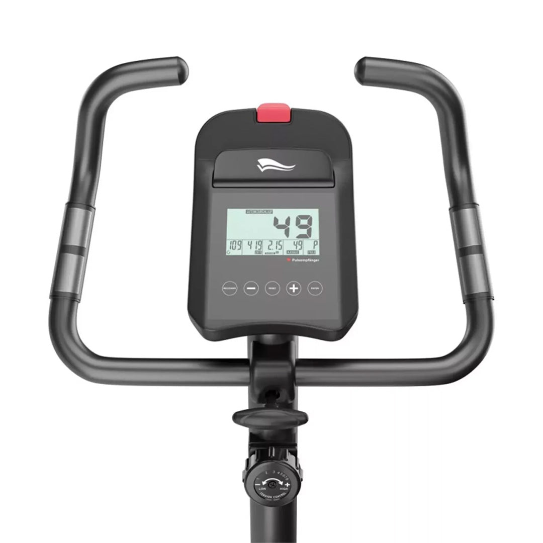CRIVIT Adjustable Home Exercise Bike with Magnetic Resistance and LCD Display
