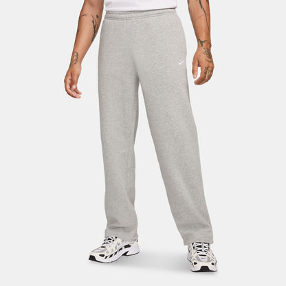 Nike Men's Club Fleece Bungee Pants Grey: Comfortable Adjustable Fit Joggers