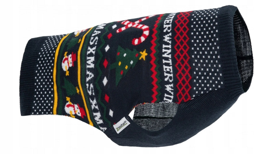 ZOOFARI Dog Sweater Christmas Star Pattern Multicolor XL 50 cm