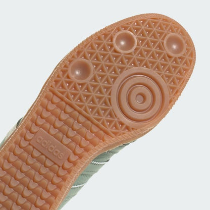 Adidas Samba OG Green Leather Sneaker with Gum Sole