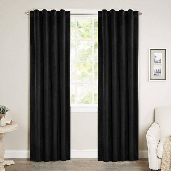 WOLTU Blackout Curtain with Ruffled Tape 140x245 cm