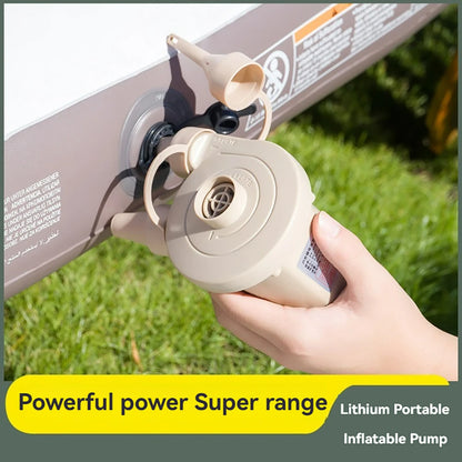 Cordless Portable Electric Air Pump 400L/min 5000Pa Rechargeable Mini Inflator