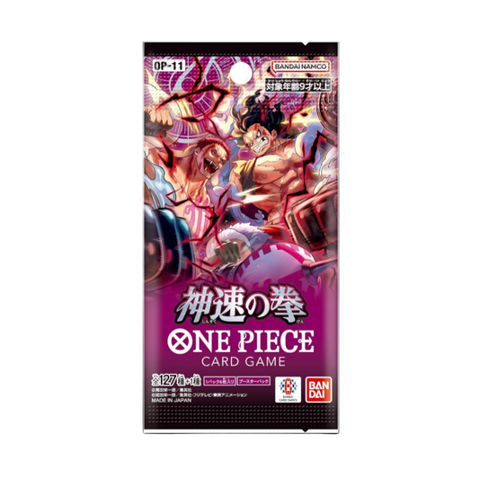 One Piece card game packaging on a white background