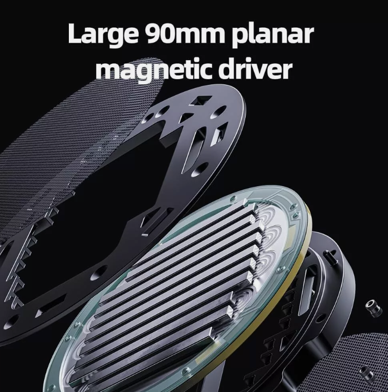 FiiO FT5 Open-Back 90mm Planar Magnetic Headphones Premium Sound