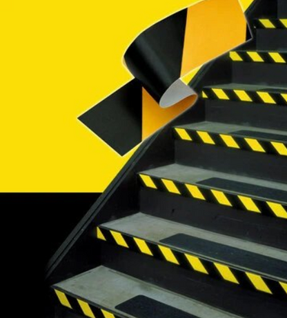 3M Warning Tape 766 50mm x 33m Yellow/Black