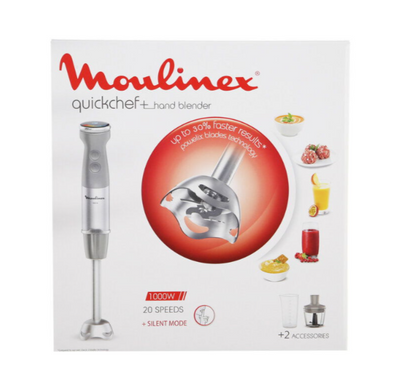 Moulinex Quickchef Hand Mixer + Skylight 28 cm Cooking Pan Set