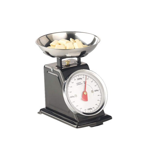 Vintage Retro Analog Kitchen Scale 2kg Capacity with Tare