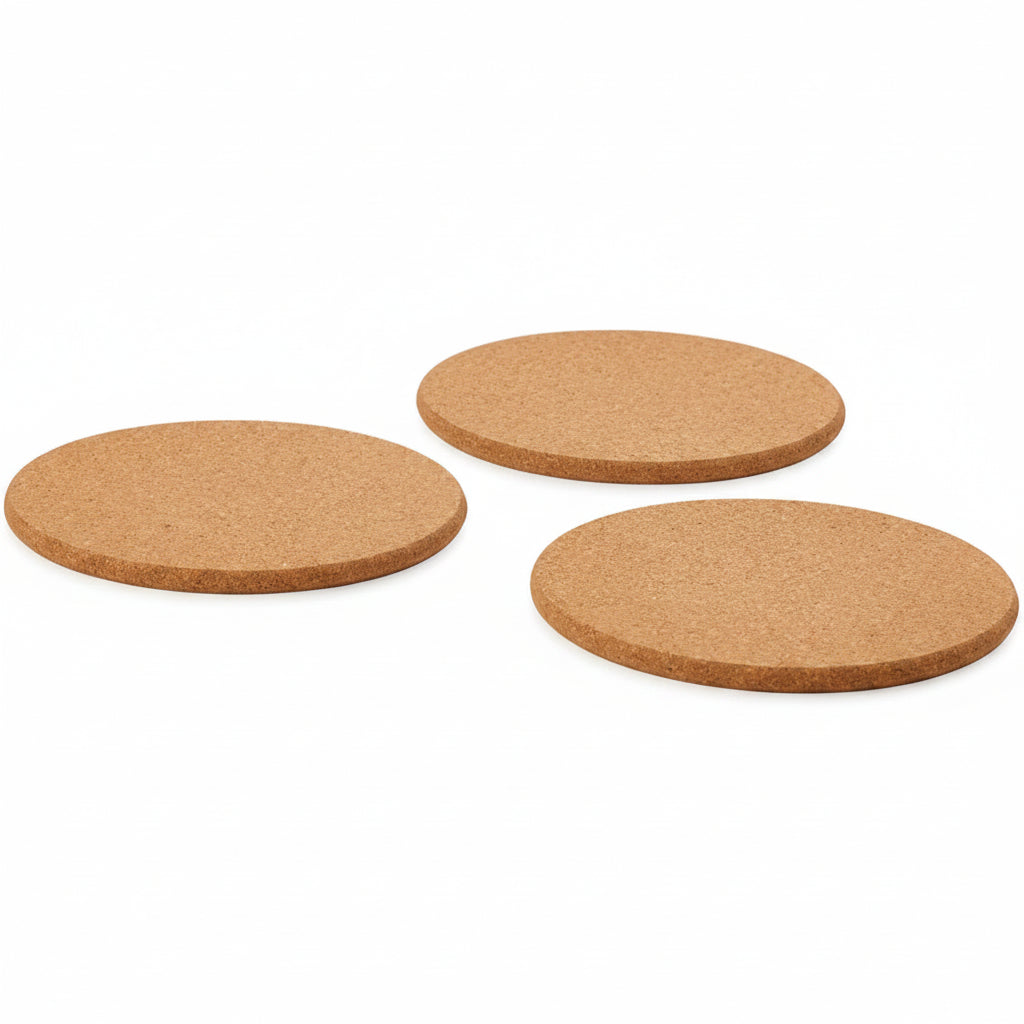 Livarno Home Cork Trivet Hot Pot - Set of 3