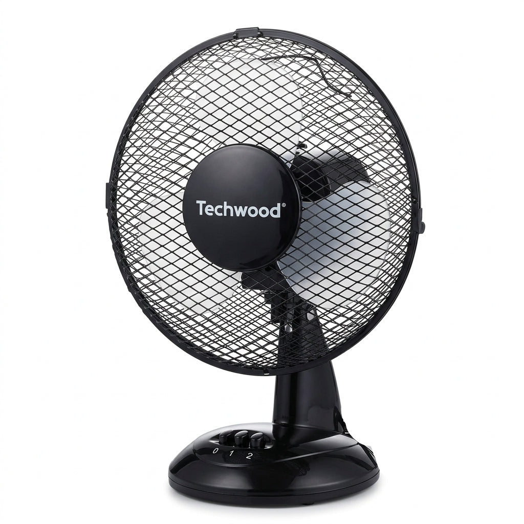 Techwood TVE-0239 Table Fan 23cm 25W