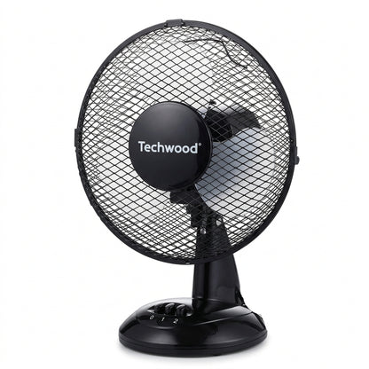 Techwood TVE-0239 Table Fan 23cm 25W