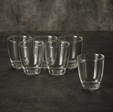 alpina Clear 45ml Shooter Glass Set – Pack 6