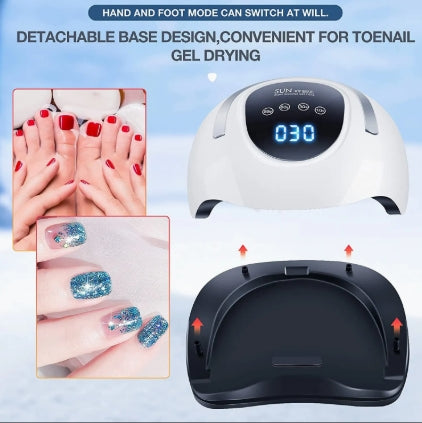 SUN X9 MAX 220W UV LED Nail Lamp with Auto Sensor & LCD Display