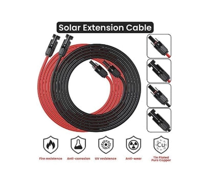 Elfcam 2 Solar Extension Cables 4mm² 2m M/F 12AWG DC1500V IP68