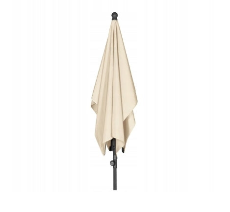 Livarno Home Rectangular Parasol 210x140cm UV80 Steel