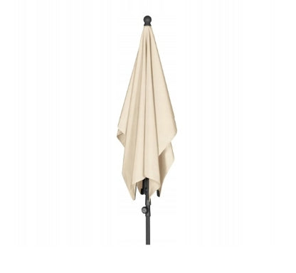 Livarno Home Rectangular Parasol 210x140cm UV80 Steel
