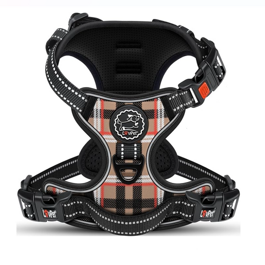 LOVPET No-Pull Dog Harness: Soft, Breathable, Reflective Vest with Pouch