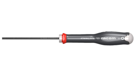 Screwdriver with Facom branding on a white background