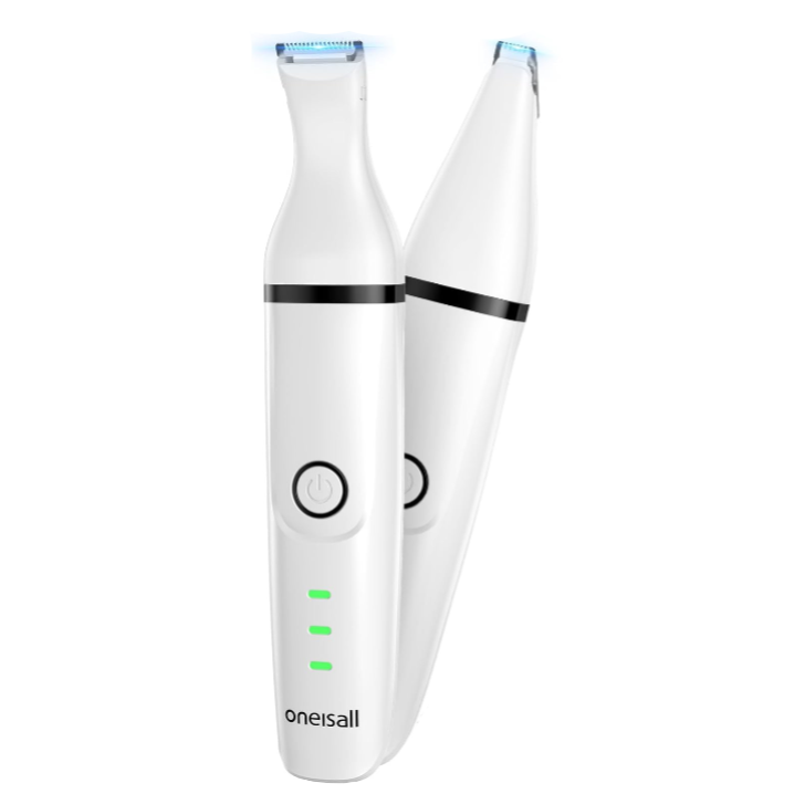 White electronic device with 'oneisall' branding on a white background